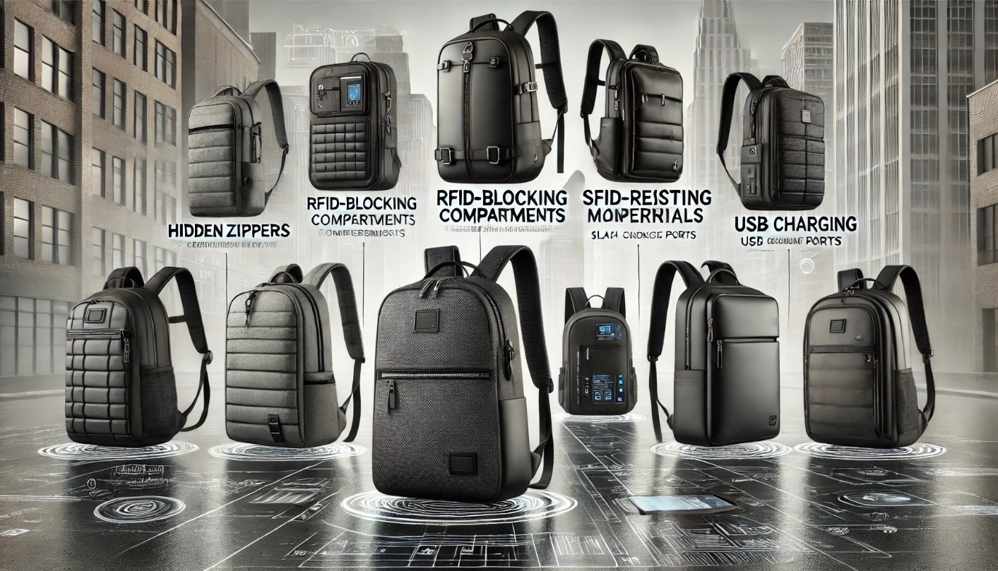 Types of Anti-Theft Backpacks